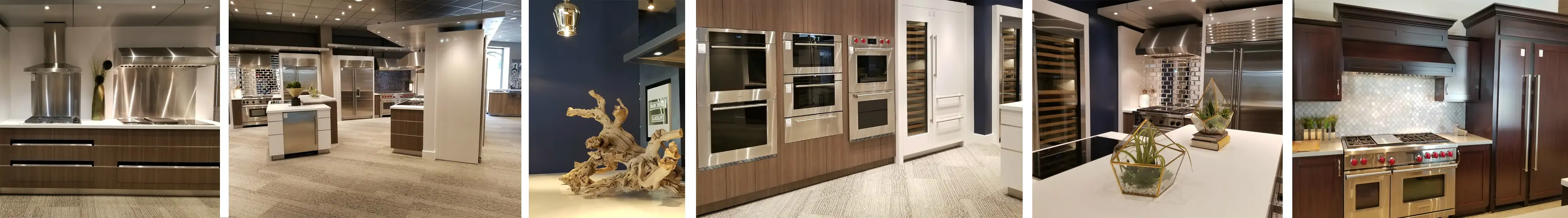 Sub-Zero, Wolf, and Cove Appliances in The Living Kitchen at Capital Distributing Dallas TX 