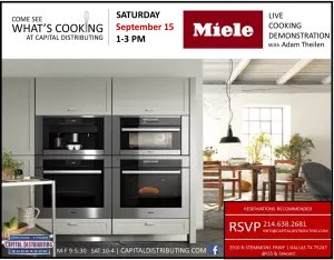 MIELE appliances Event at Capital Distributing