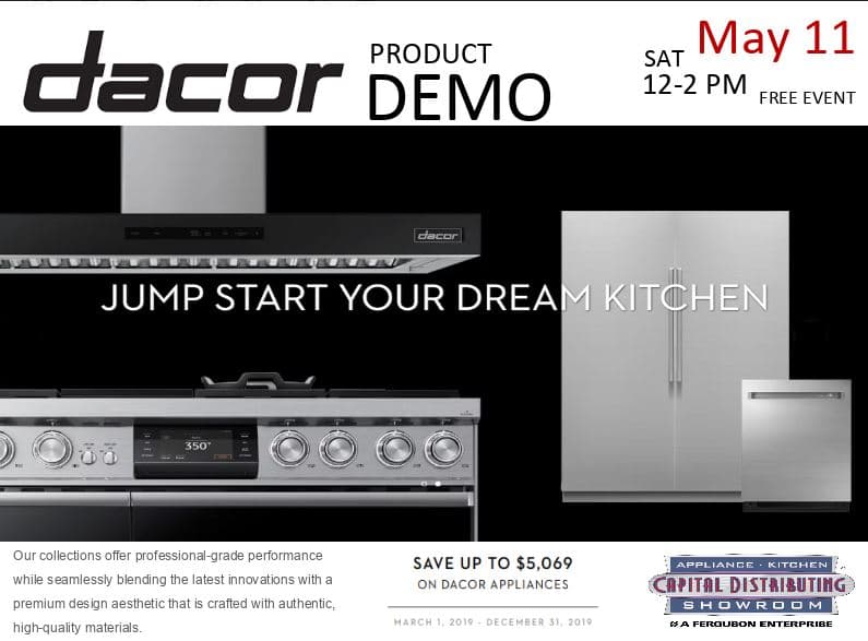 Dacor Kitchen Appliances Demo