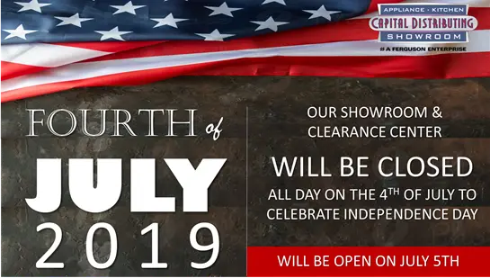 Capital Distributing | Closed July 4th