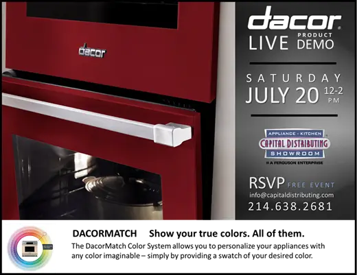 Capital Distributing | DACOR live Cooking Demo