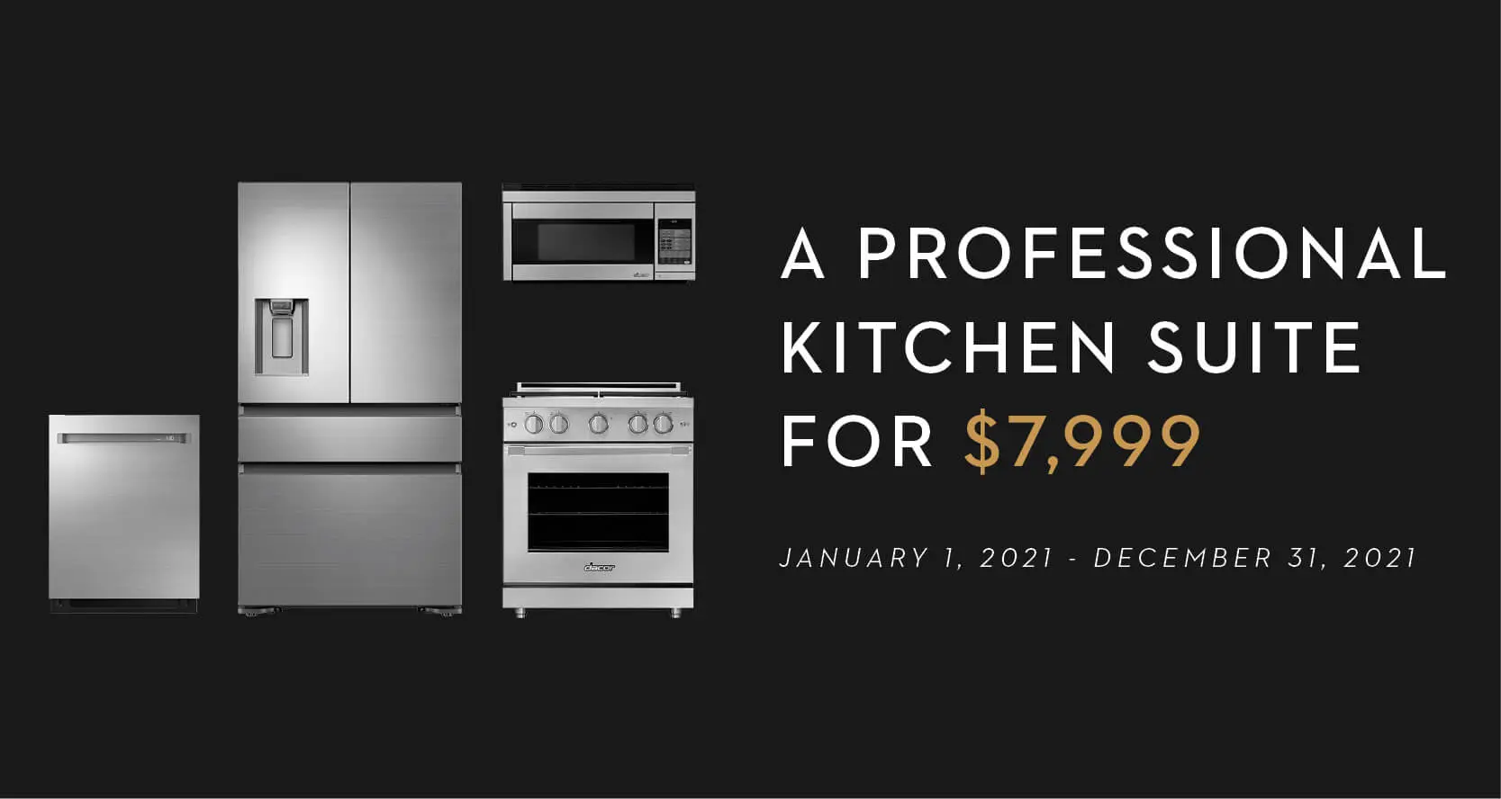 Dacor Professional Appliance Sale