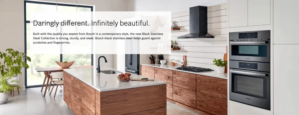 Black Stainless Steel Appliances by Bosch