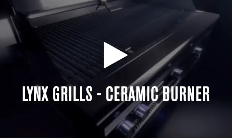 Ceramic Burner Available on Many Lynx Grills