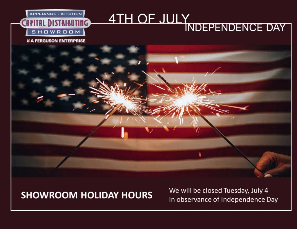 Capital Distributing Closed for July 4th Holiday