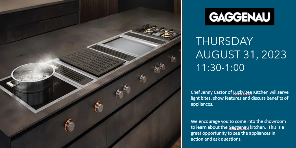 Gaggenau Live Product Demonstration | August 31, 2023